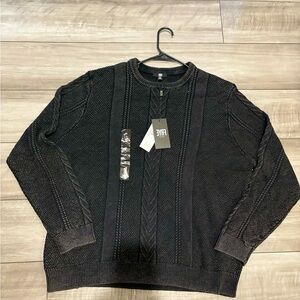 Rye Men's Black Crewneck Sweater